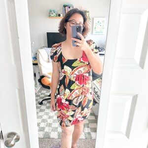 Uncle Frank Floral Mini Dress L